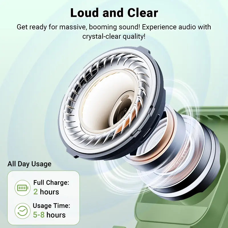 5-in-1 Wireless Charging Speaker Stand with 3500mAh Power Bank, 360° Adjustable Phone & Tablet Holder, Ambient Light for Home & Office