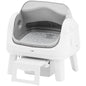 Automatic Self-Cleaning Cat Litter Box – Open-Top Design with Easy-Entry Front Step, Triple Safety Protection & Hands-Free Cleaning, No App Required