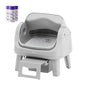 Automatic Self-Cleaning Cat Litter Box – Open-Top Design with Easy-Entry Front Step, Triple Safety Protection & Hands-Free Cleaning, No App Required
