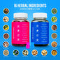Women's Wellness Gummies, Herbal Blend with Vitamins A, C, E & B6, Berry Flavor, 120 Gummies, One-Month Supply