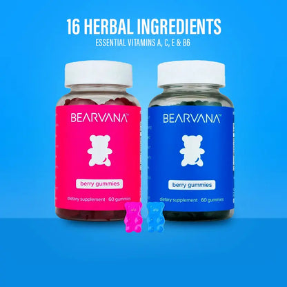 Women's Wellness Gummies, Herbal Blend with Vitamins A, C, E & B6, Berry Flavor, 120 Gummies, One-Month Supply