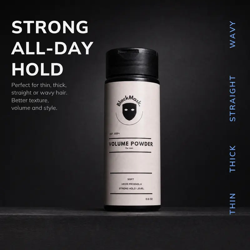 Men's Hair Texture Powder – Instant Volume & Matte Finish, Strong Hold, Lightweight & Easy to Wash Out